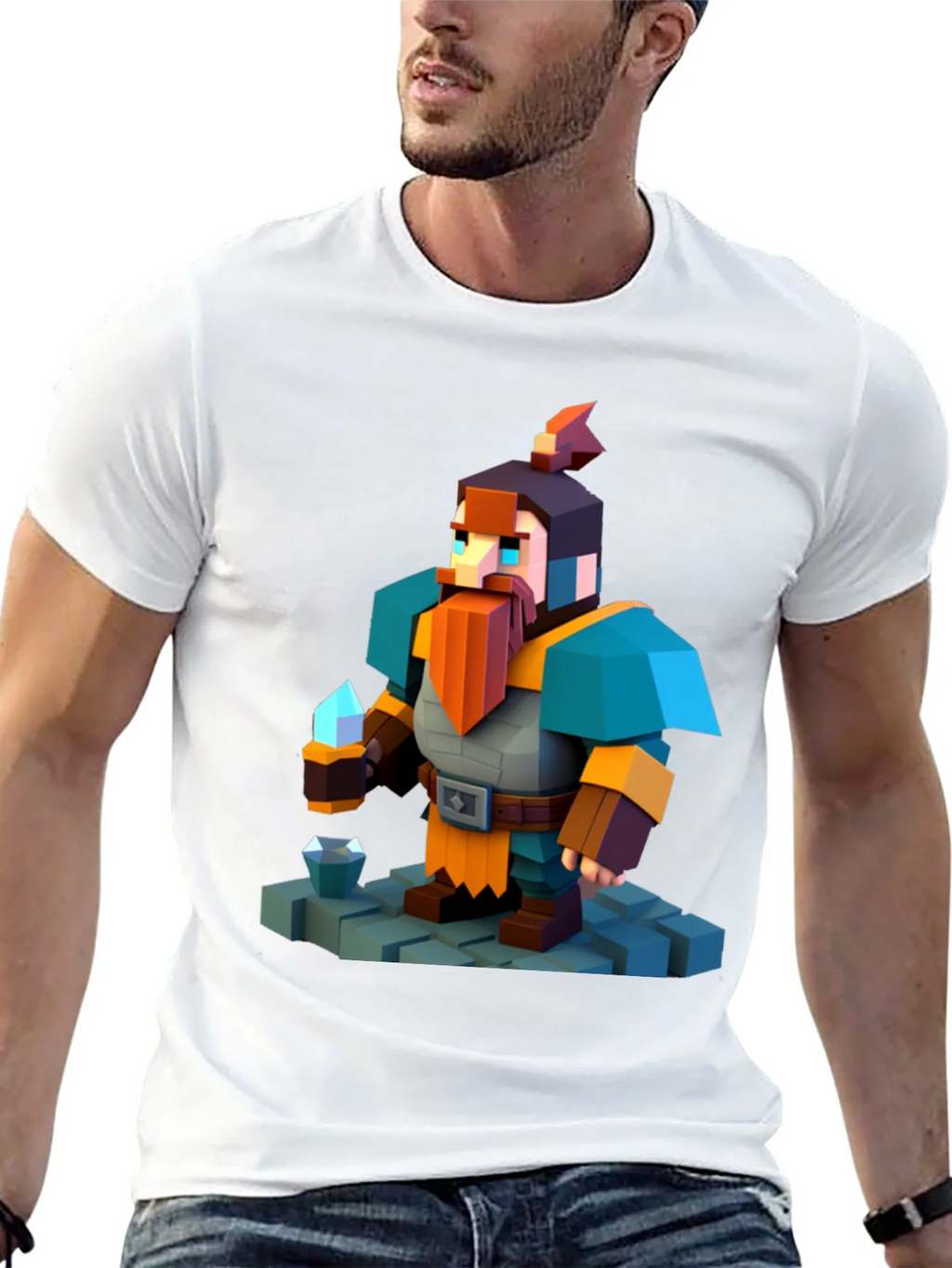 Pixelated Dwarf T-Shirt product image 12
