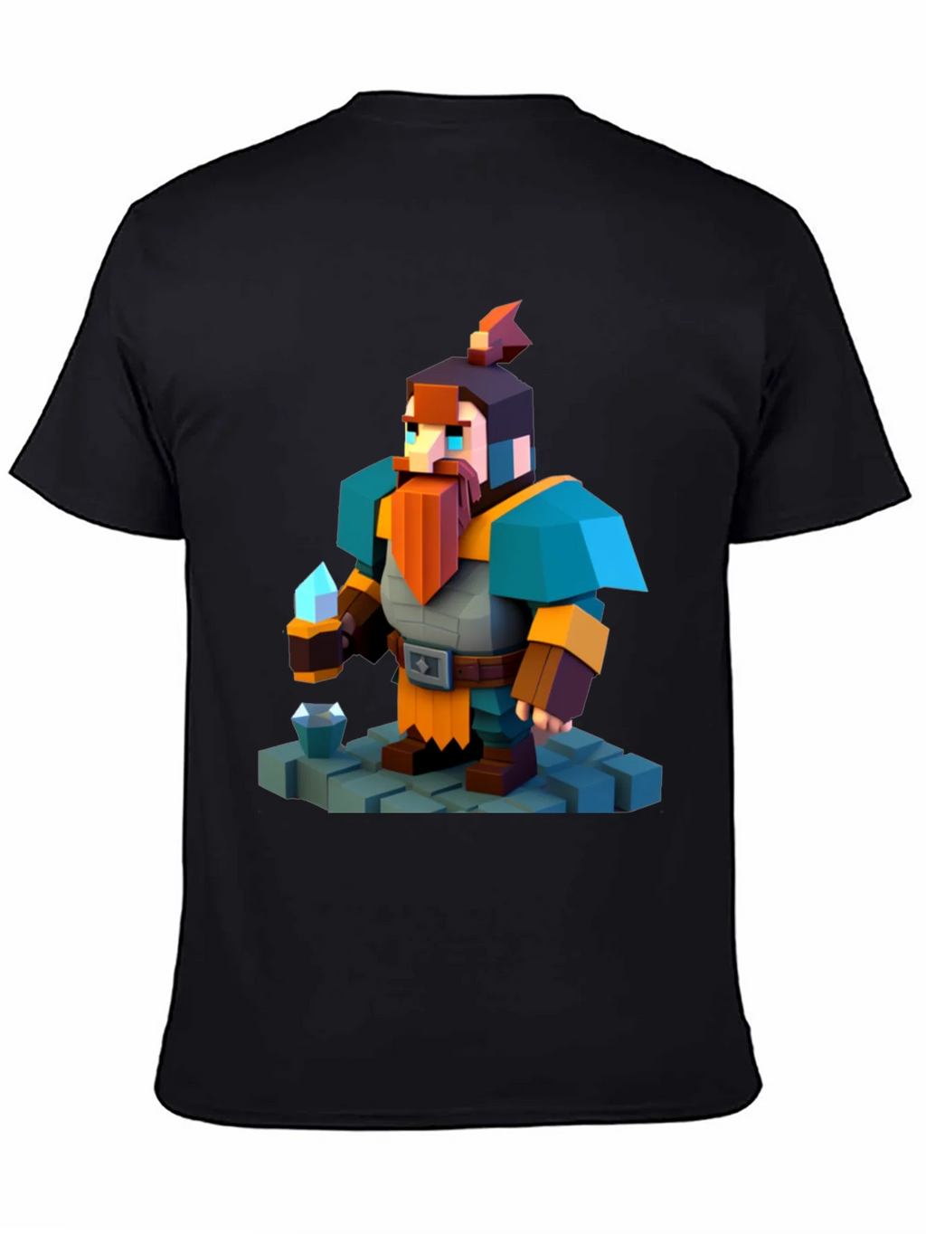 Pixelated Dwarf T-Shirt product image 4