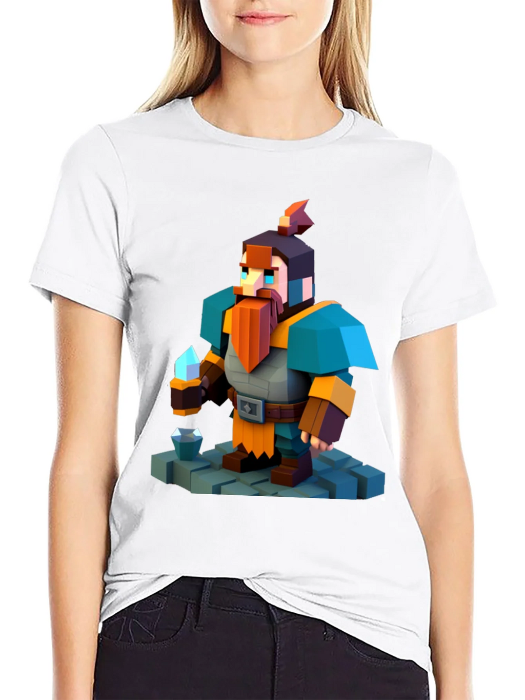 Pixelated Dwarf T-Shirt product image 8