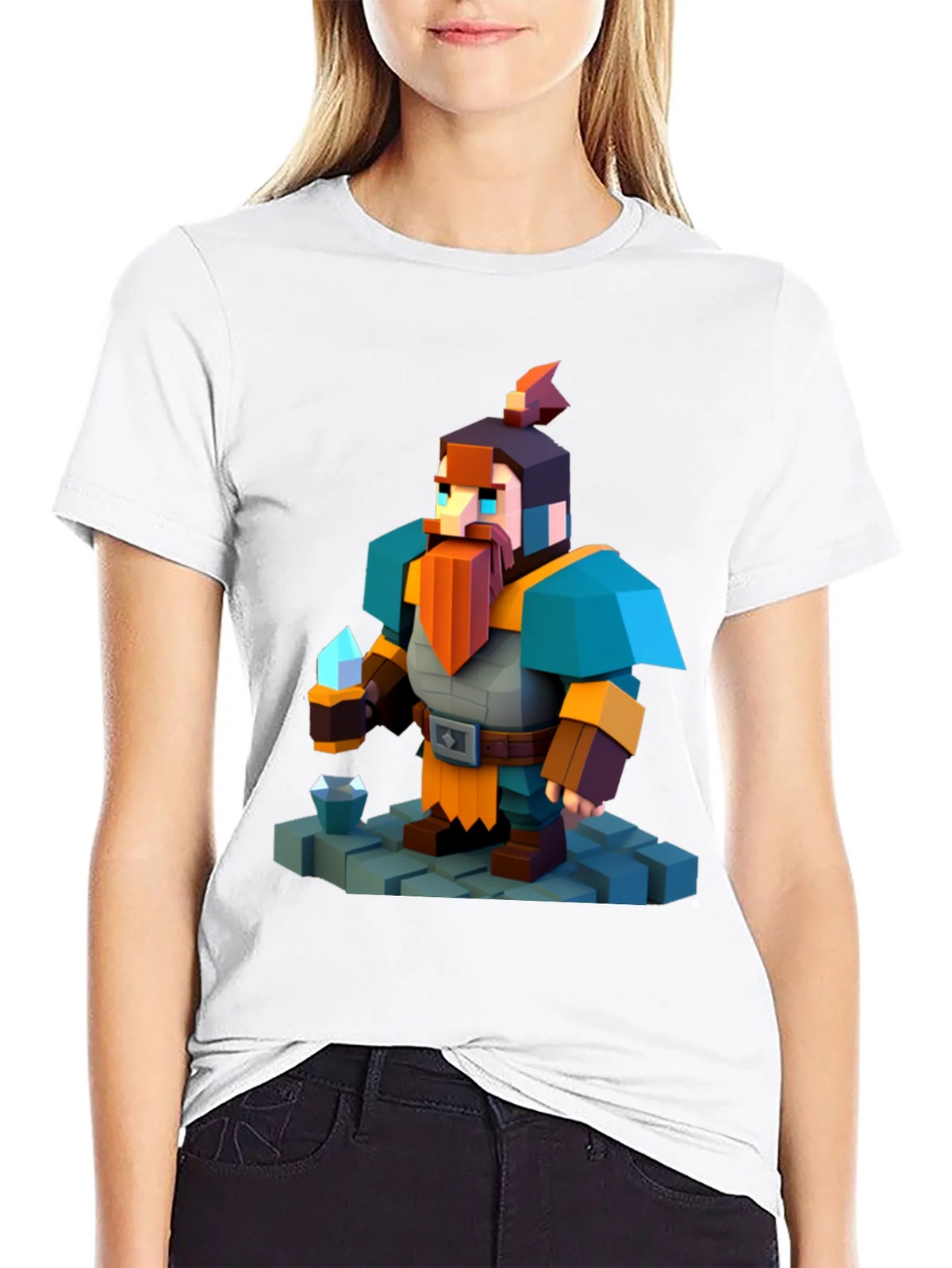 Pixelated Dwarf T-Shirt product image 8
