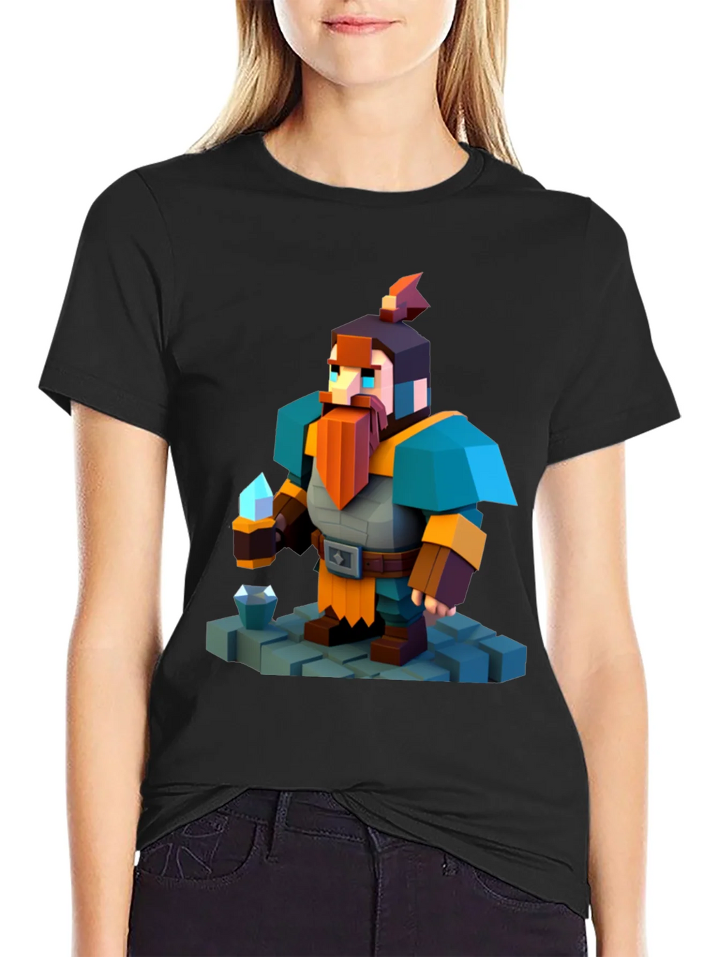 Pixelated Dwarf T-Shirt product image 2