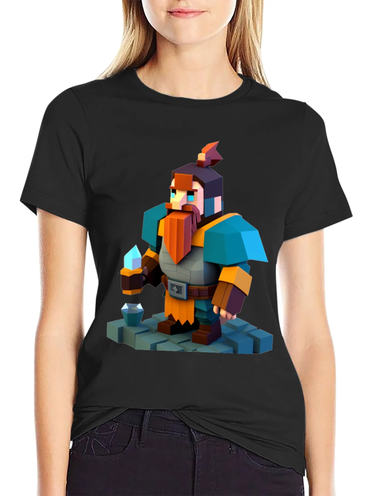 Pixelated Dwarf T-Shirt product image 2