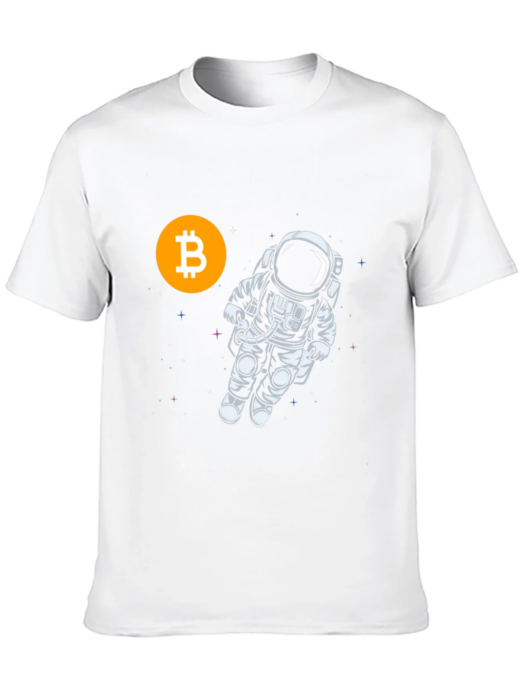 Bitcoin Astronaut Black T-Shirt product image 7