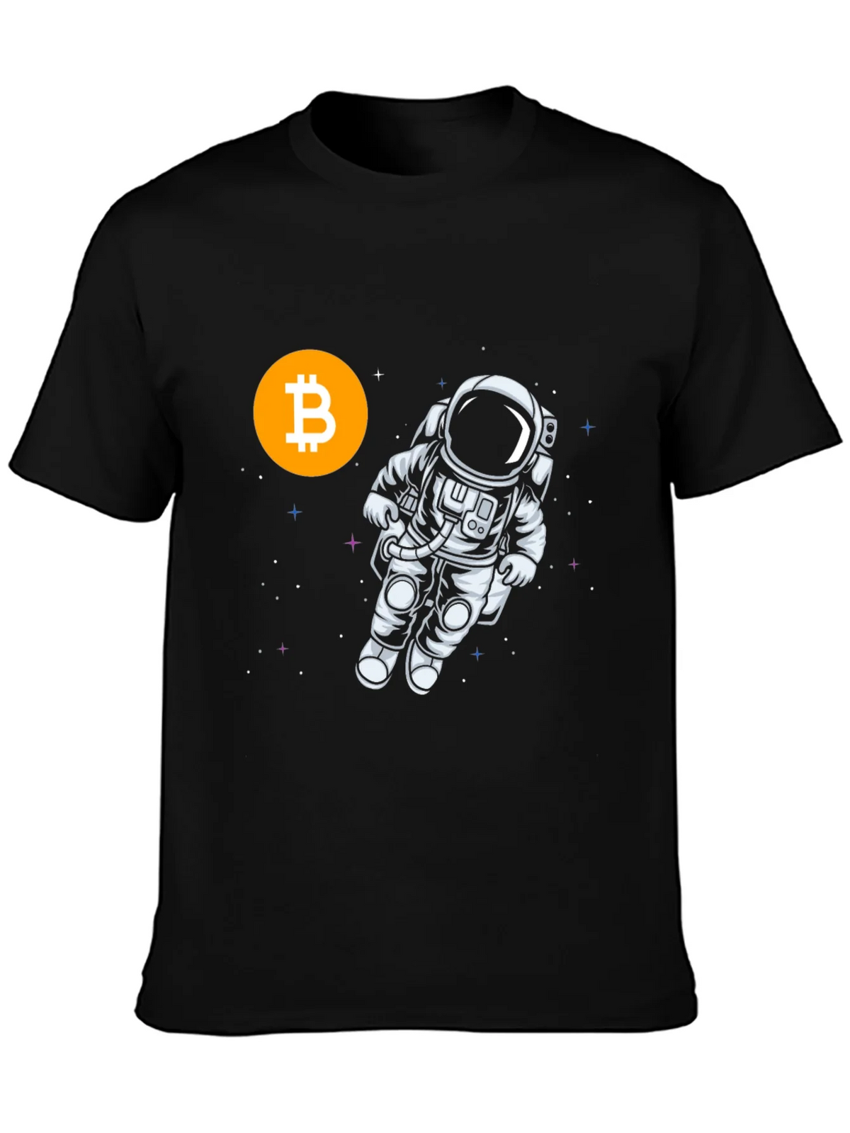 Bitcoin Astronaut Black T-Shirt product image 3