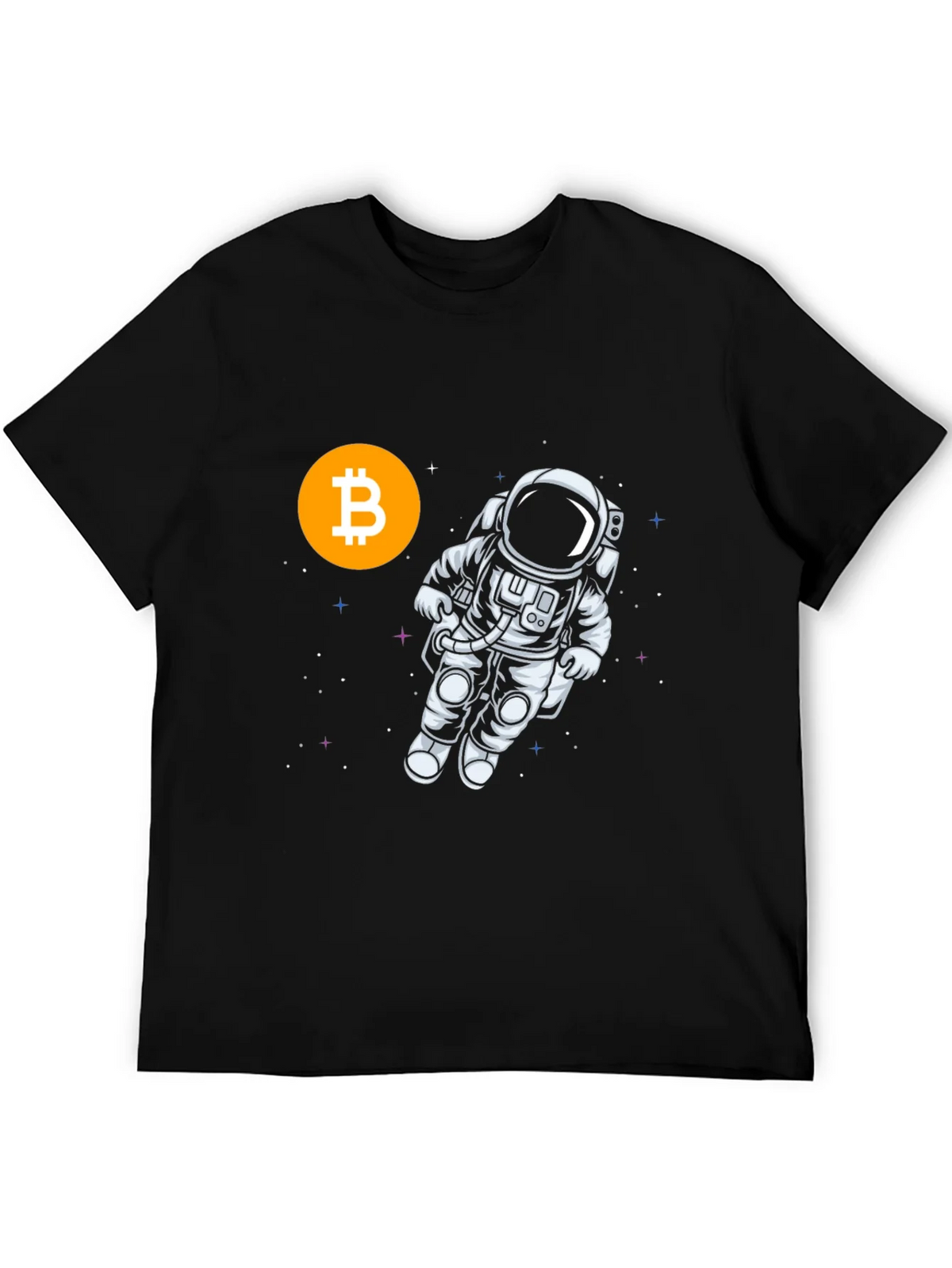 Bitcoin Astronaut Black T-Shirt product image 4