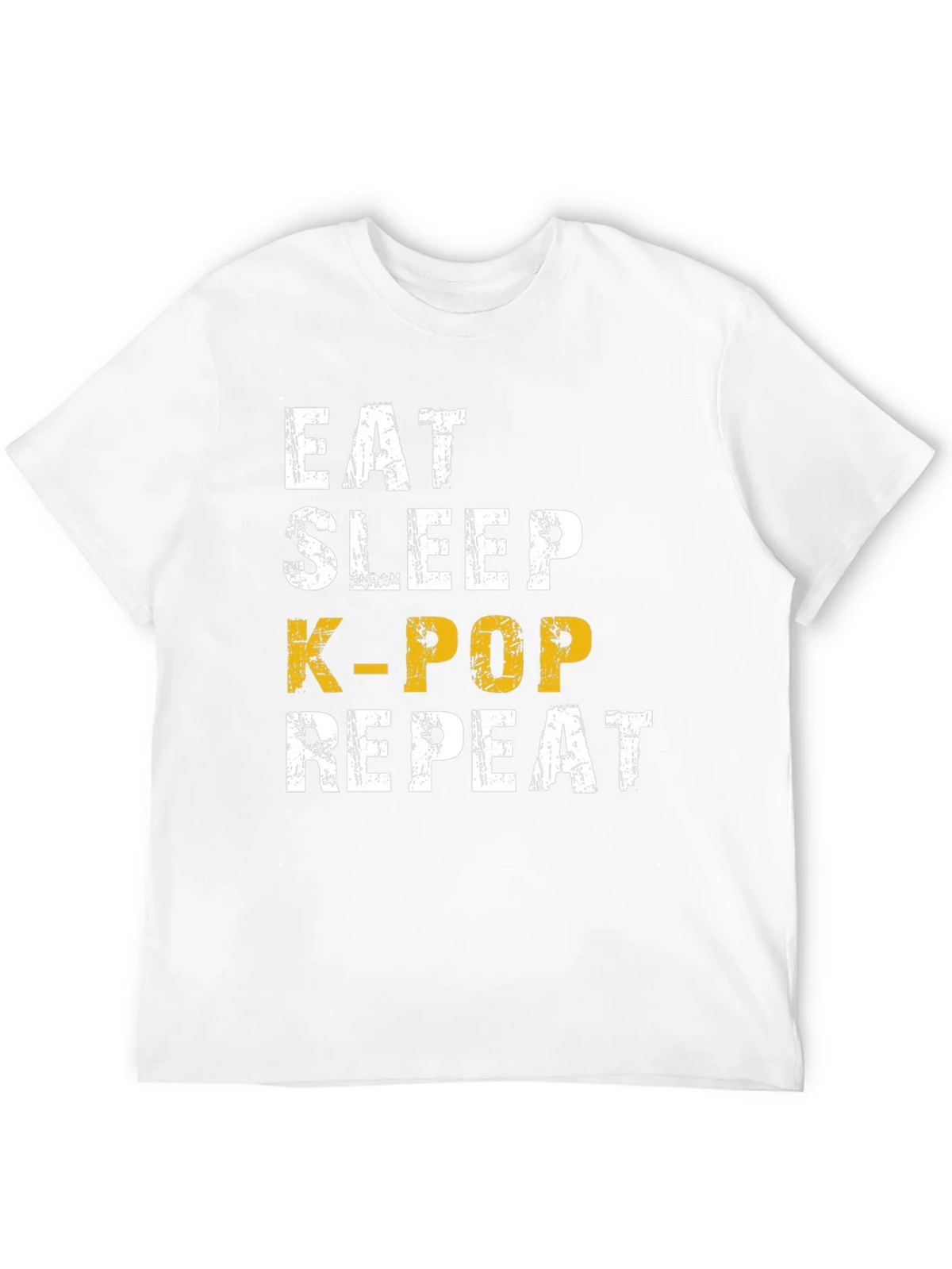 Eat Sleep K-Pop Repeat Black T-Shirt product image 11