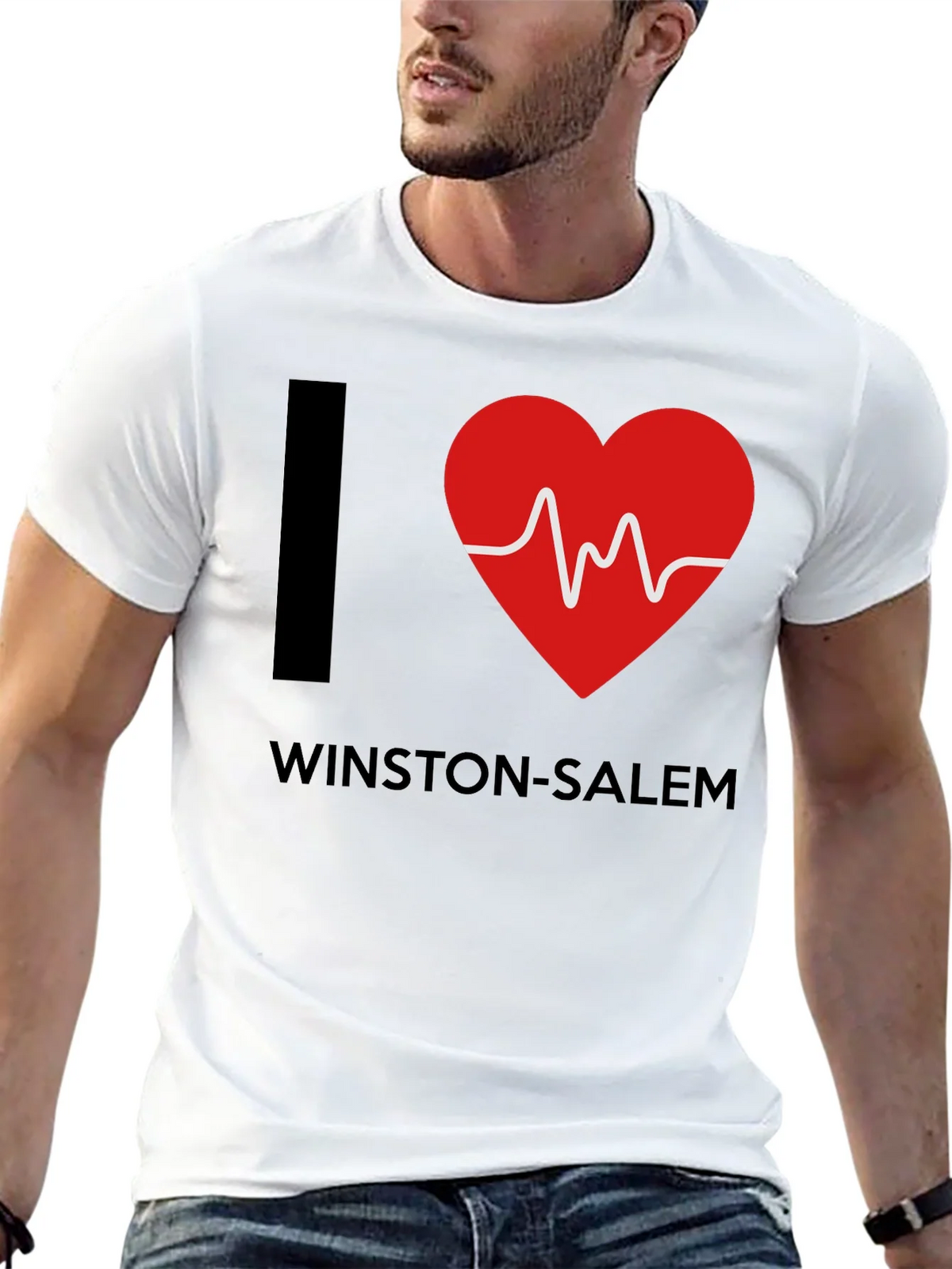 I Heart Winston-Salem T-Shirt product image 4