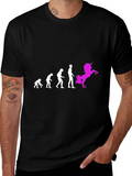 Evolution to Unicorn Graphic T-Shirt product image 1