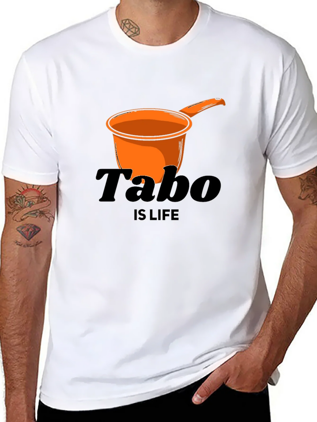 Tabo is Life Black T-Shirt product image 6