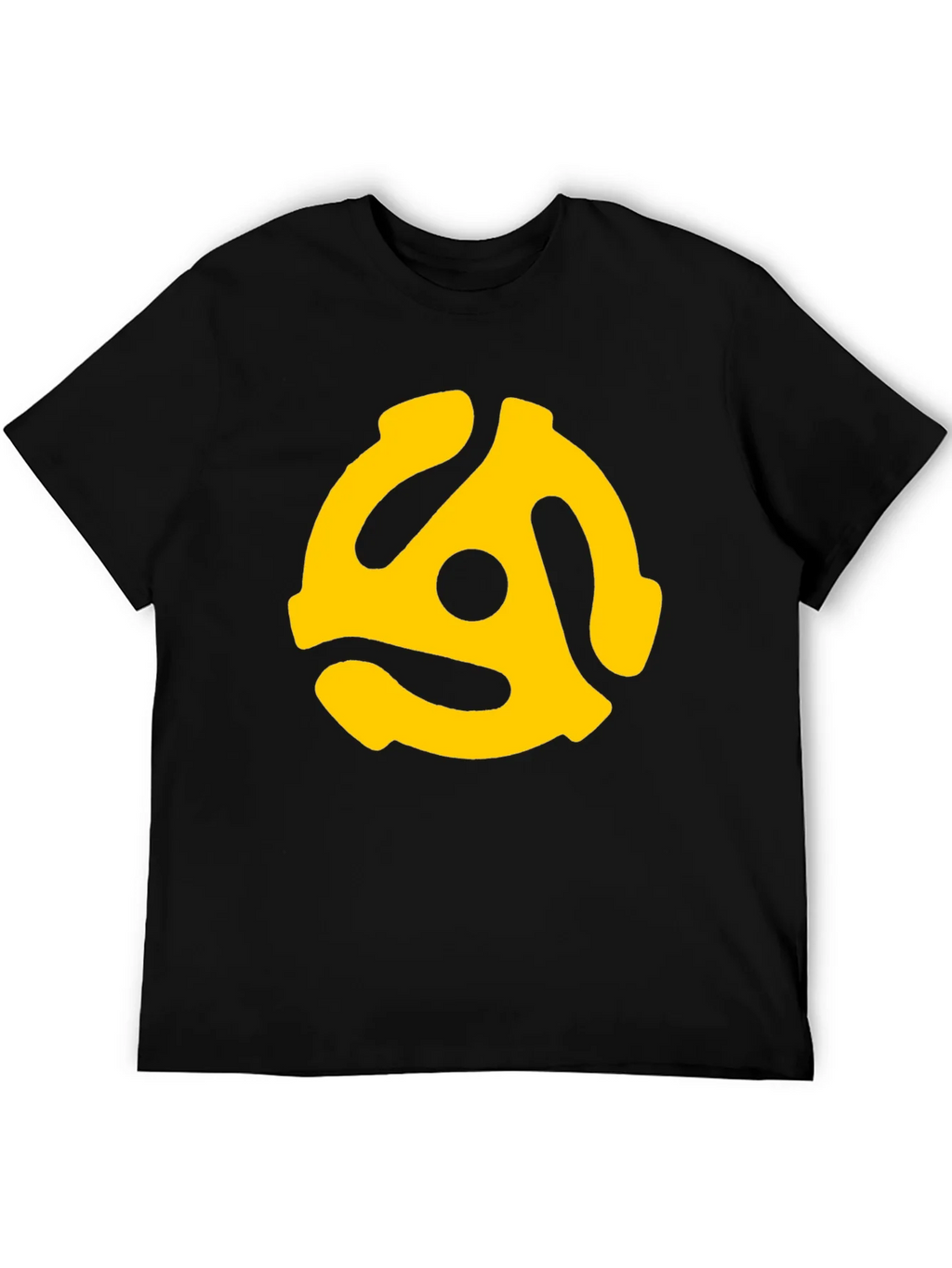 Retro 45 RPM Record Adapter T-Shirt product image 3