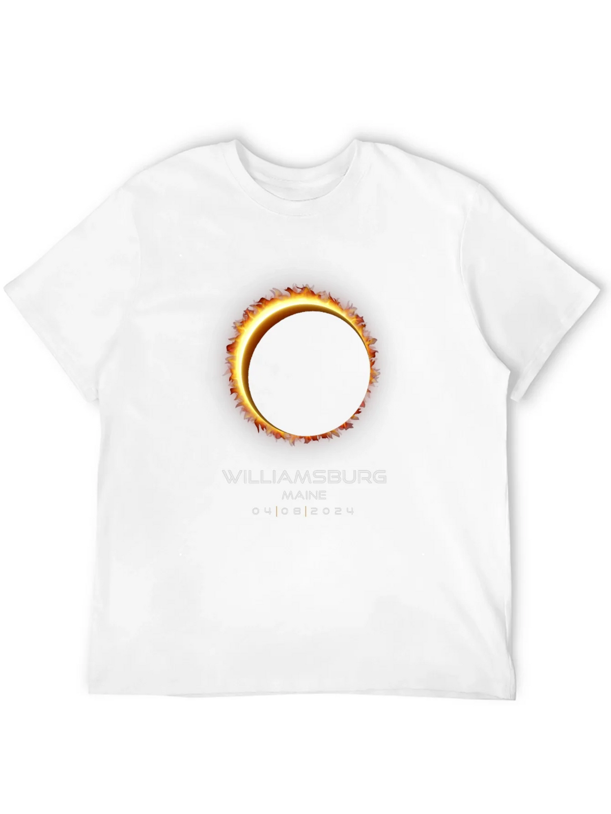 Williamsburg Maine Eclipse 2024 T-Shirt product image 11