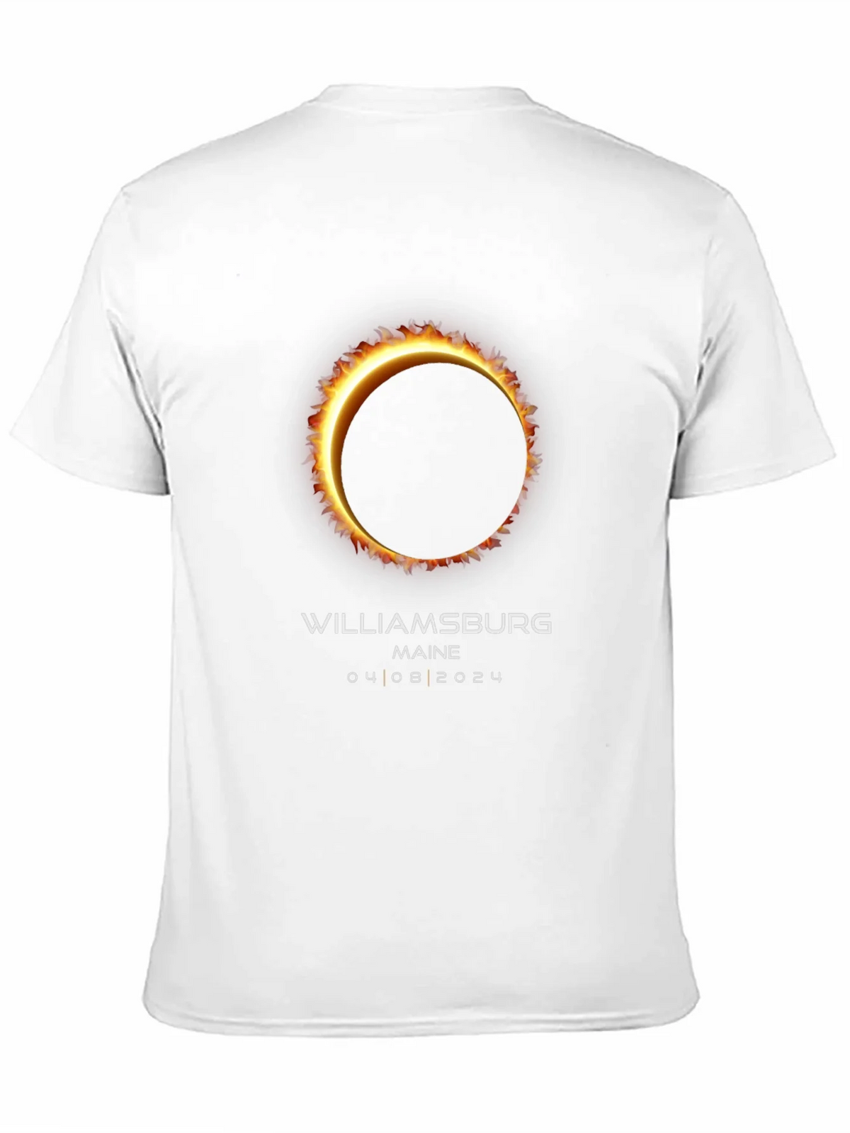 Williamsburg Maine Eclipse 2024 T-Shirt product image 10