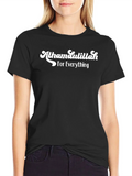Alhamdulillah For Everything Tee - Black product image 1