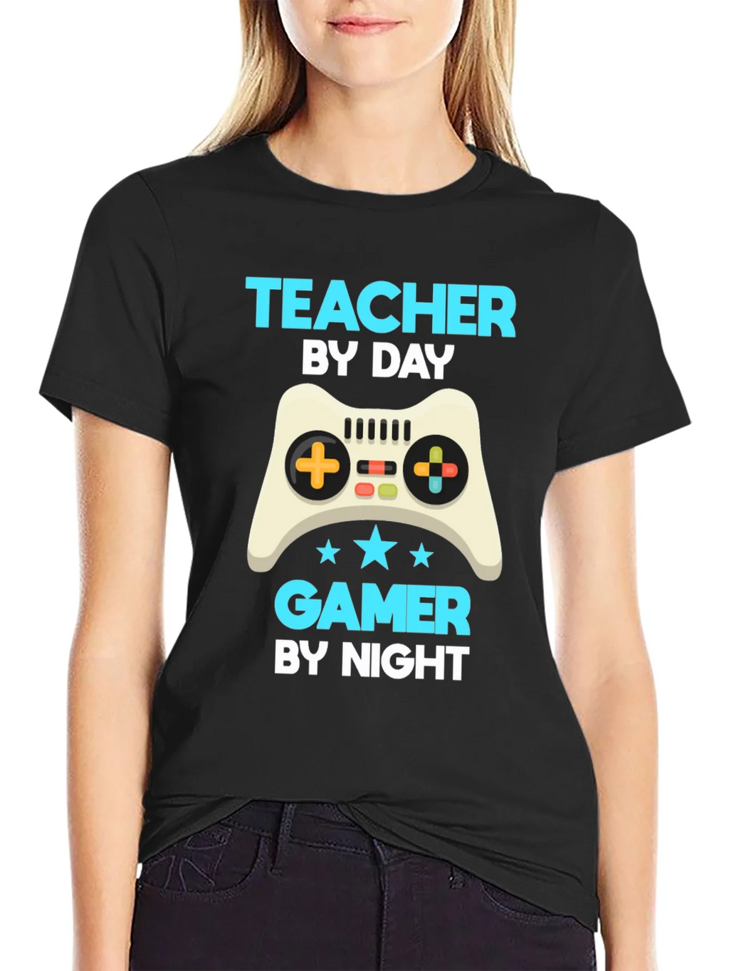 Teacher by Day Gamer by Night T-Shirt product image 2