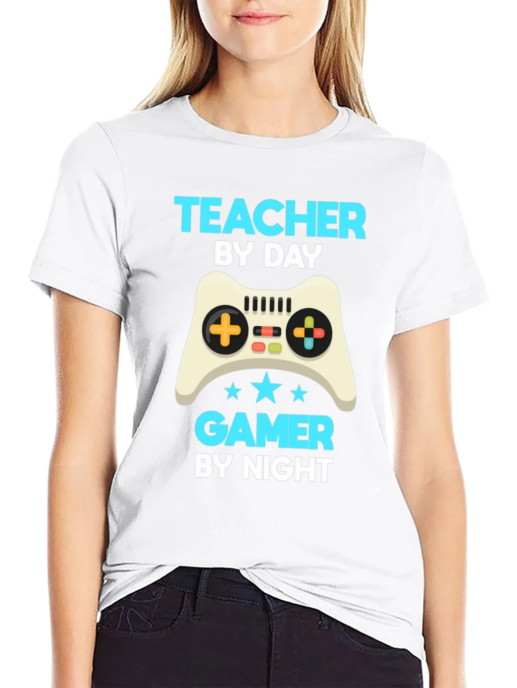 Teacher by Day Gamer by Night T-Shirt product image 8