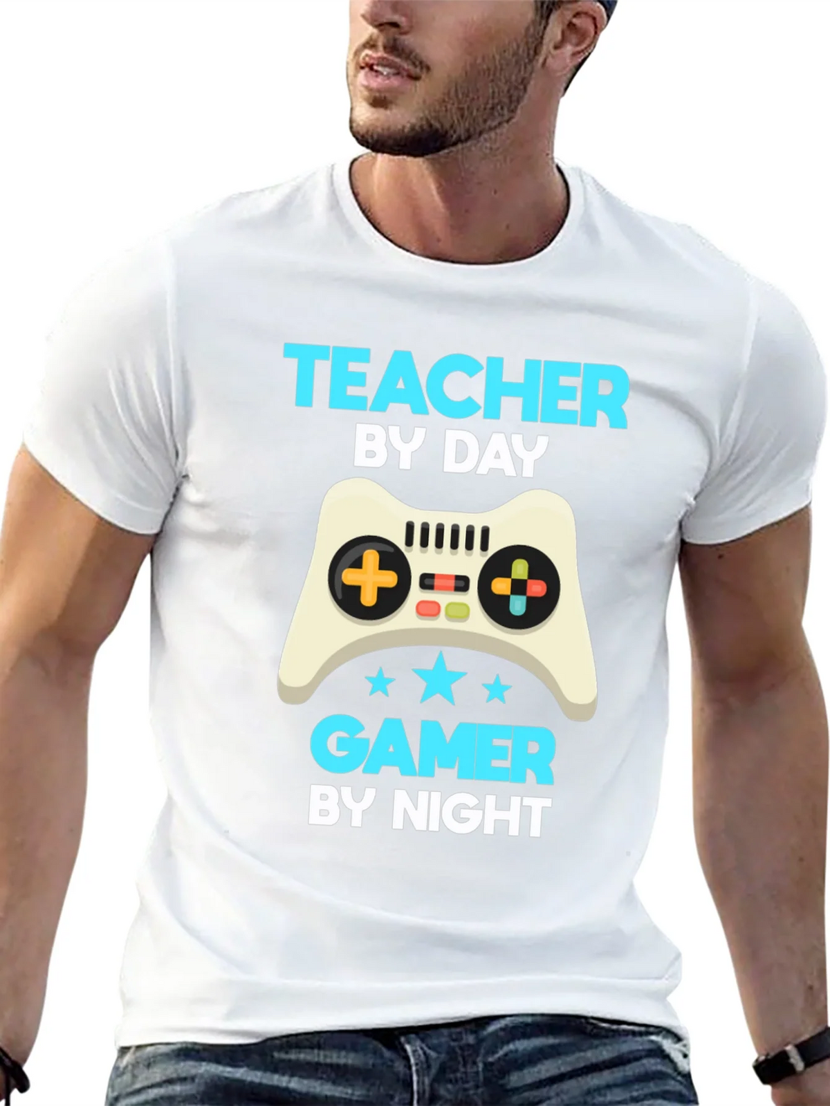 Teacher by Day Gamer by Night T-Shirt product image 12
