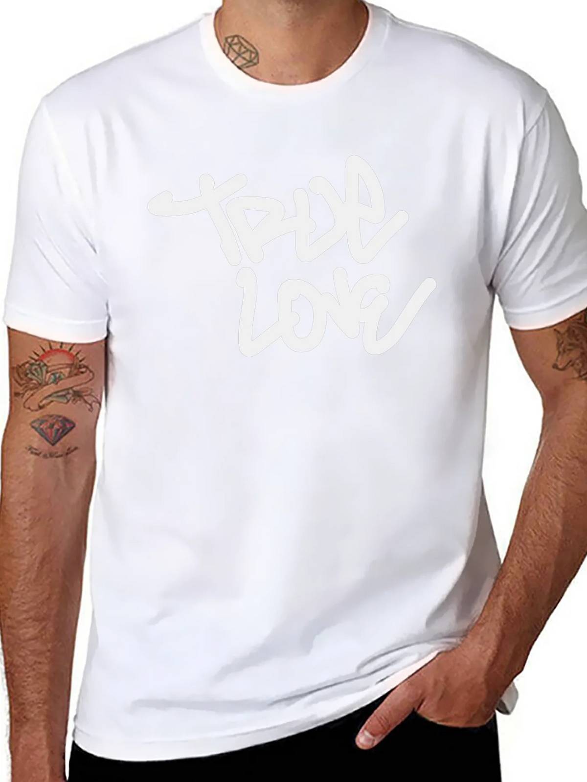 True Love Graphic Tee - Black product image 7