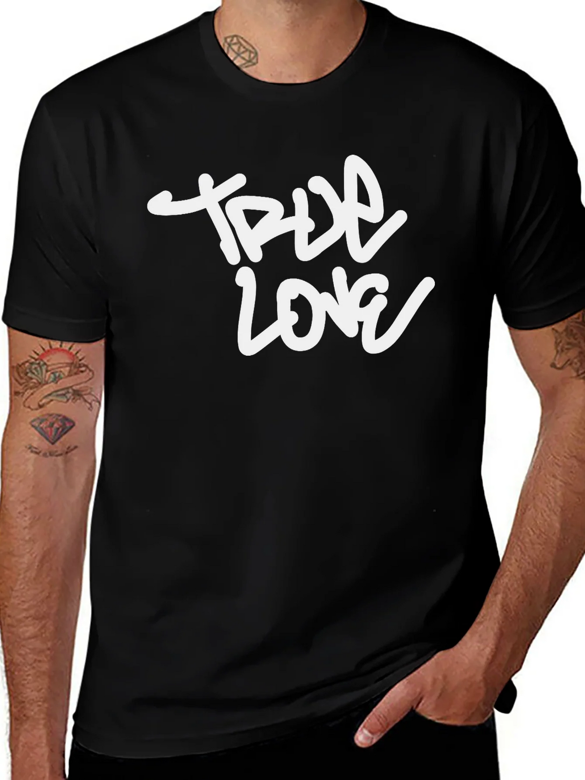 True Love Graphic Tee - Black product image 1