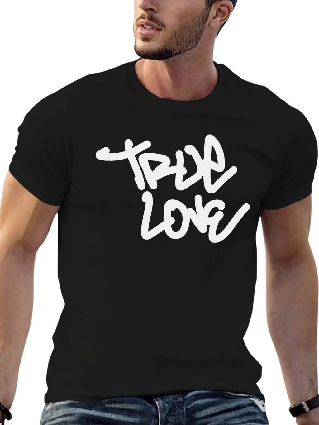 True Love Graphic Tee - Black product image 6