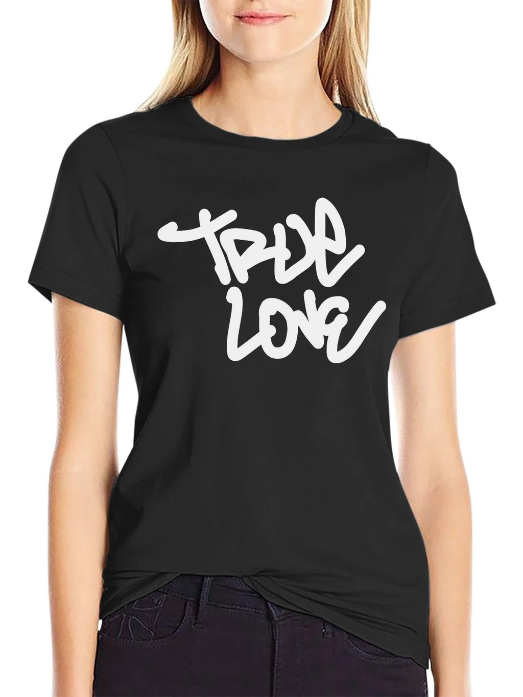 True Love Graphic Tee - Black product image 2