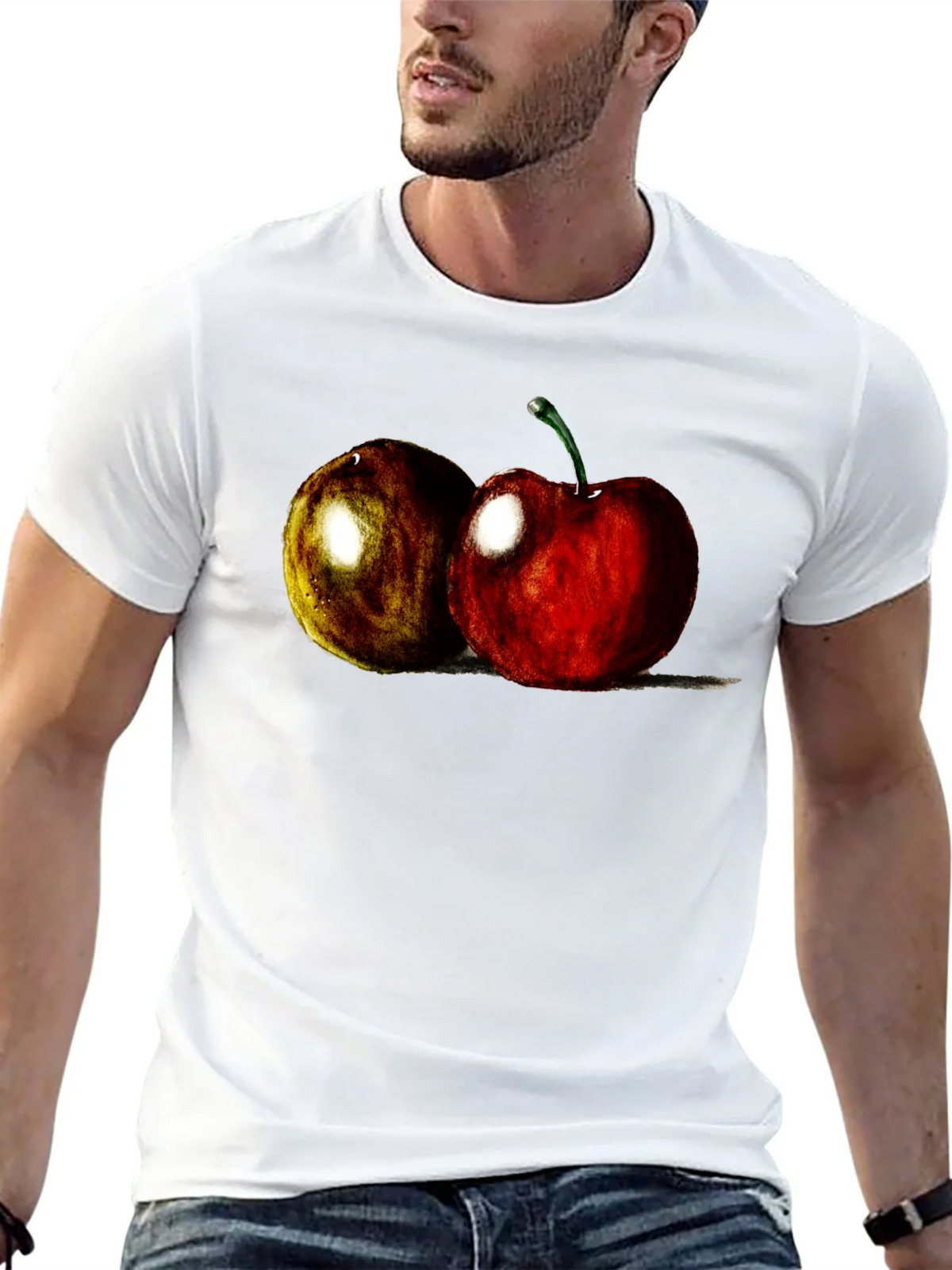 Cherry Fruit Graphic Tee - Soft Cotton Blend product image 9