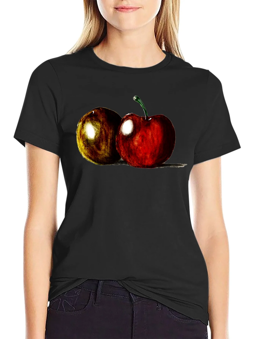 Cherry Fruit Graphic Tee - Soft Cotton Blend product image 2