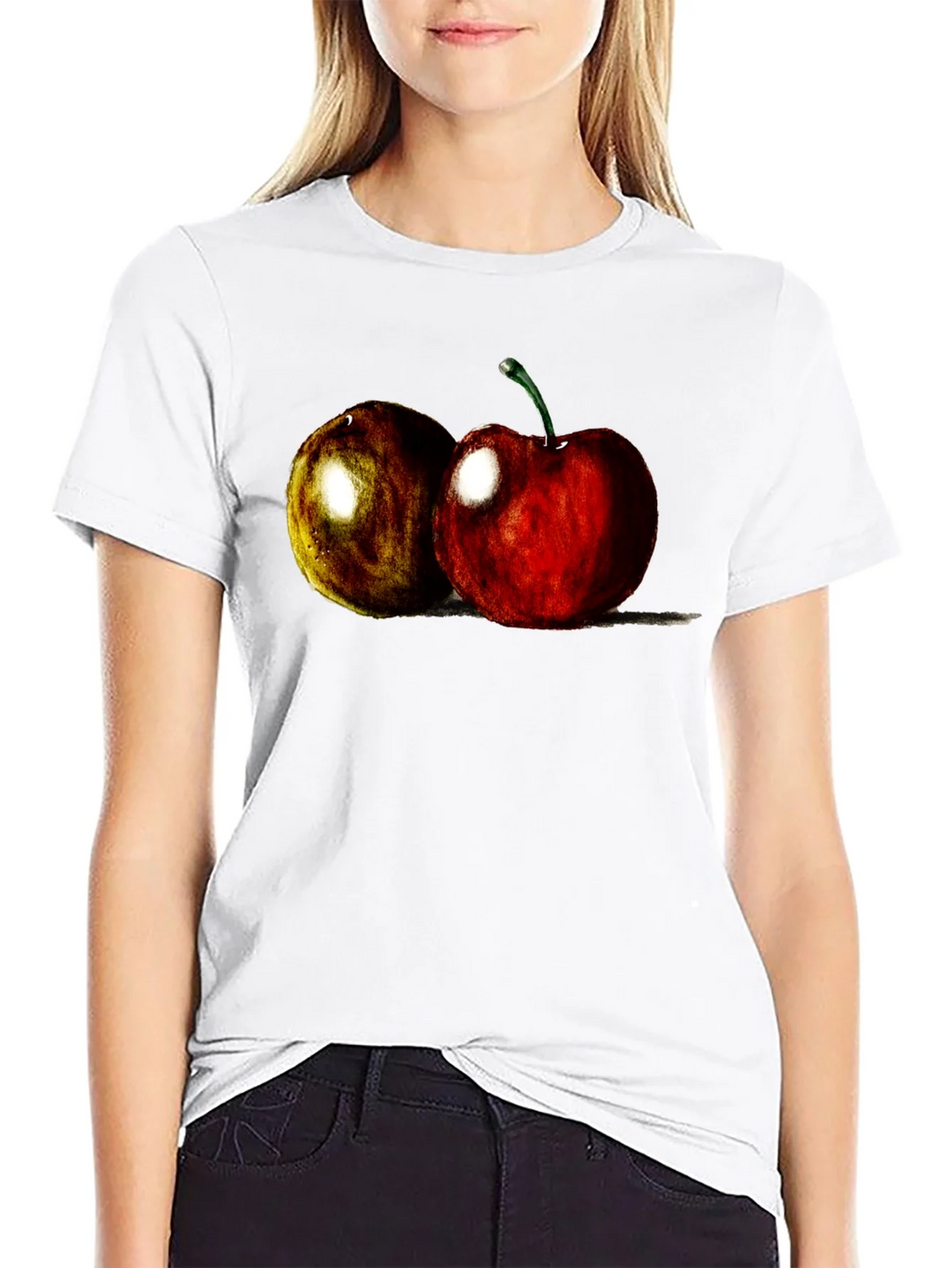 Cherry Fruit Graphic Tee - Soft Cotton Blend product image 6