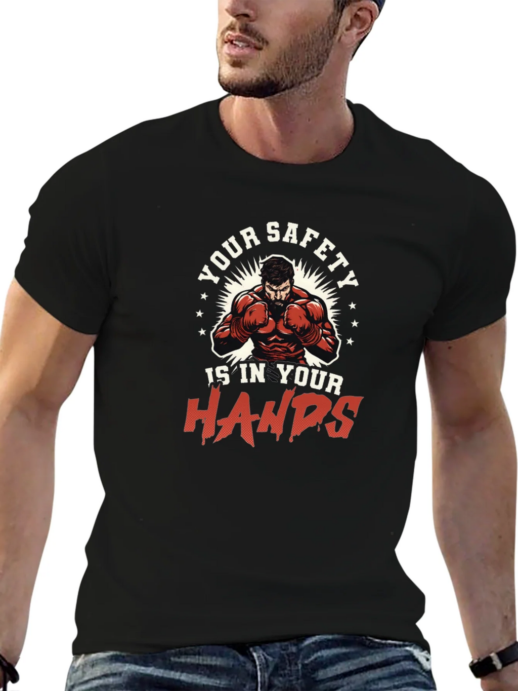 Safety in Your Hands Graphic Tee product image 6