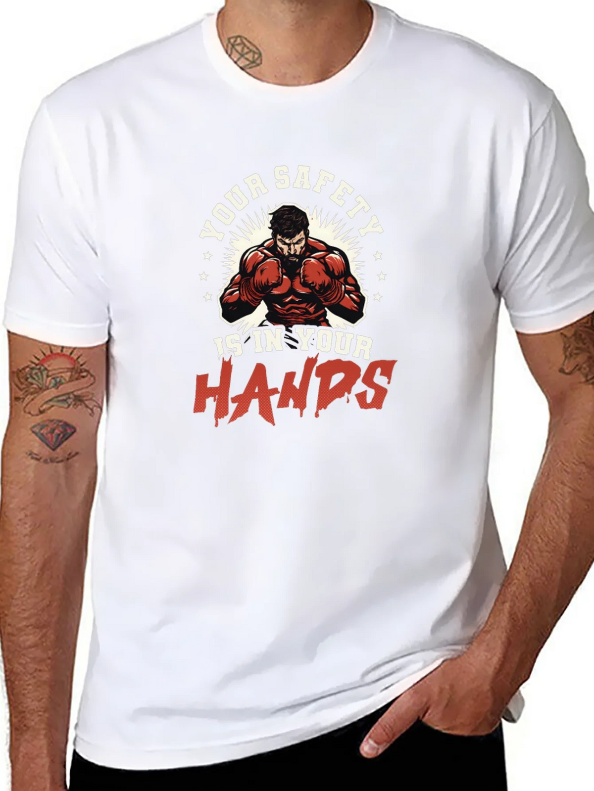 Safety in Your Hands Graphic Tee product image 7