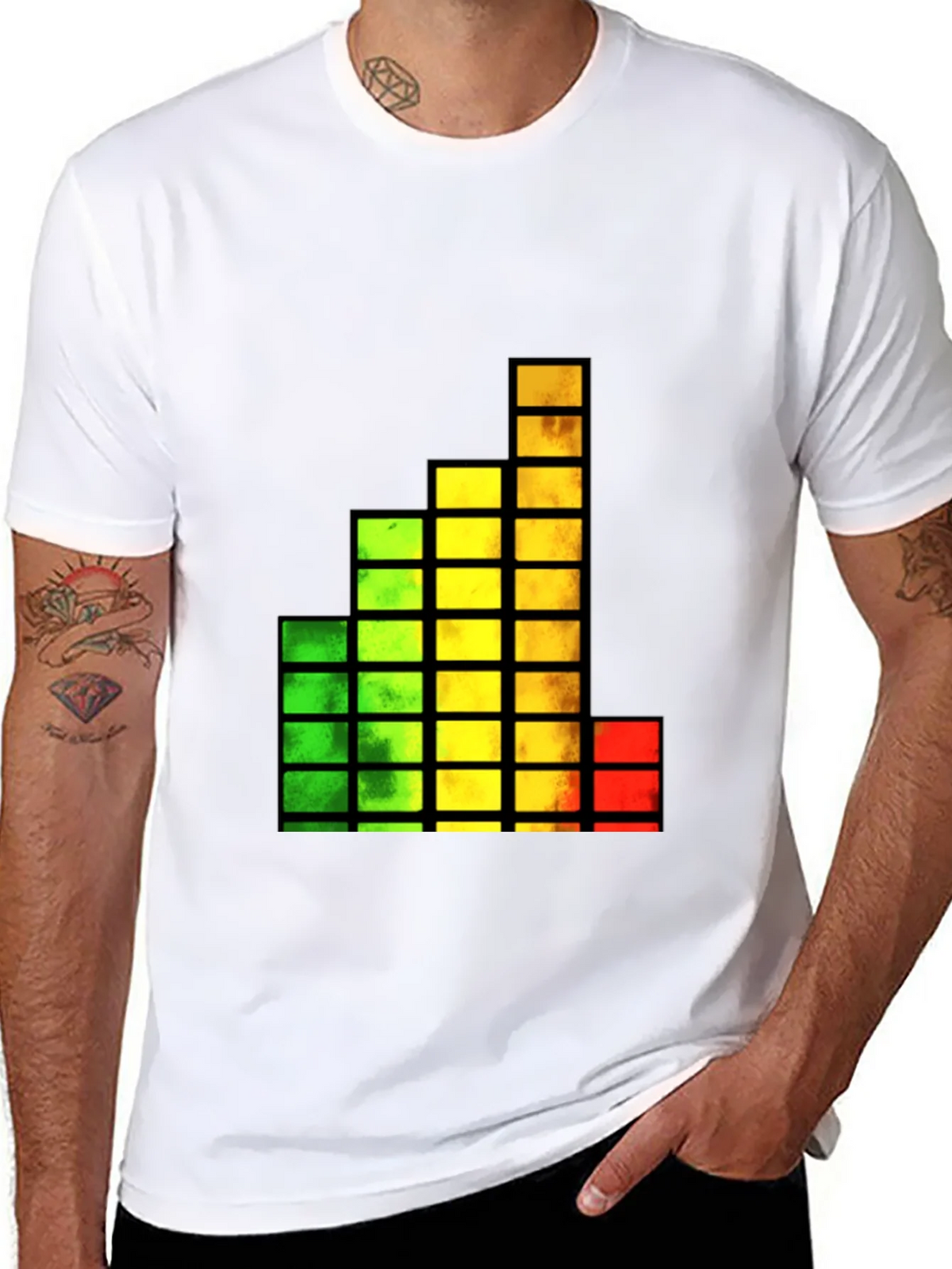 Equalizer Bar Black T-Shirt product image 6