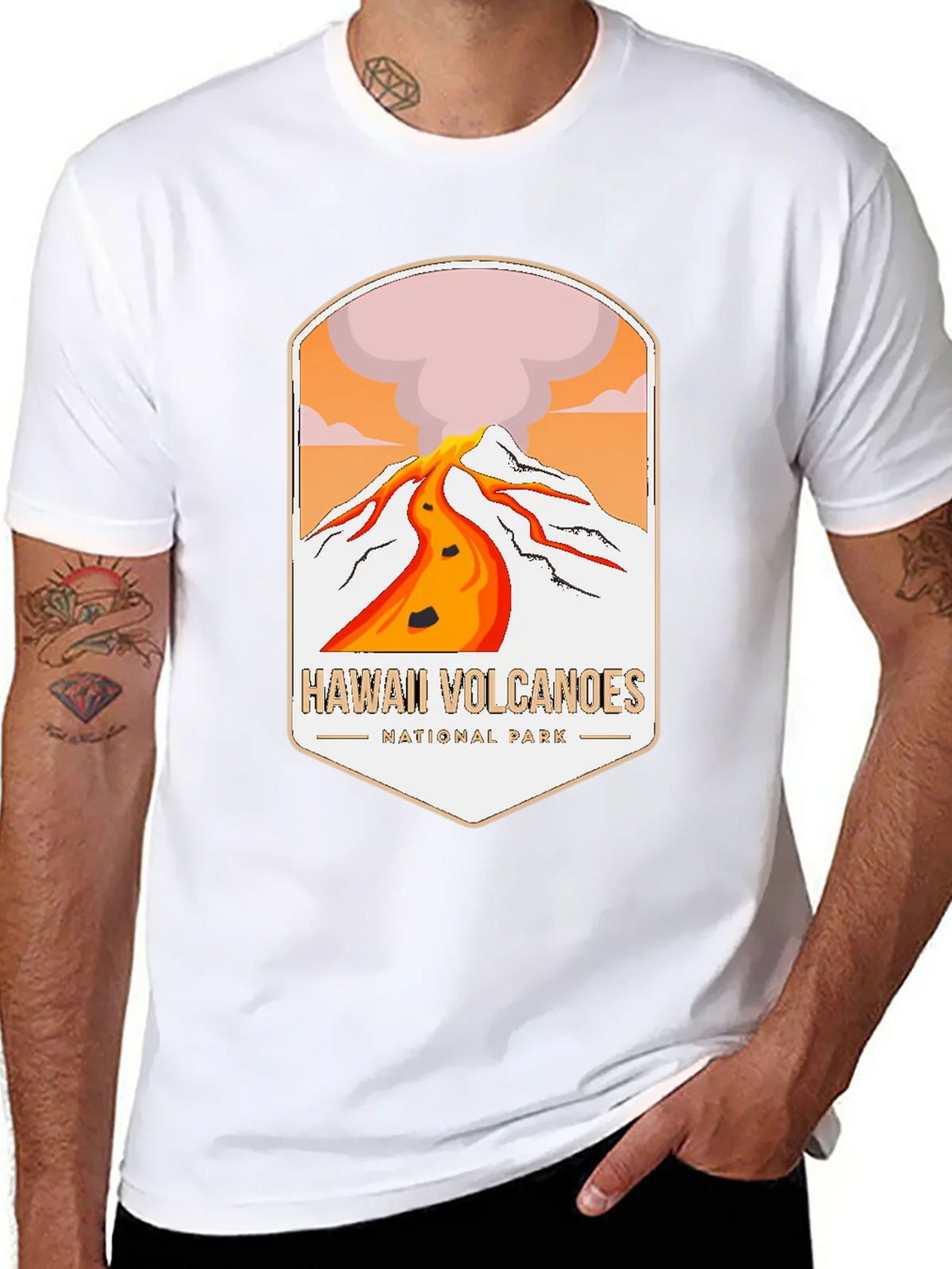 Hawaii Volcanoes National Park Graphic T-Shirt product image 4