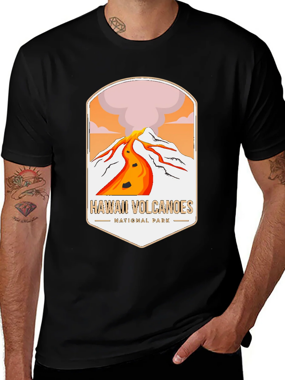 Hawaii Volcanoes National Park Graphic T-Shirt product image 1
