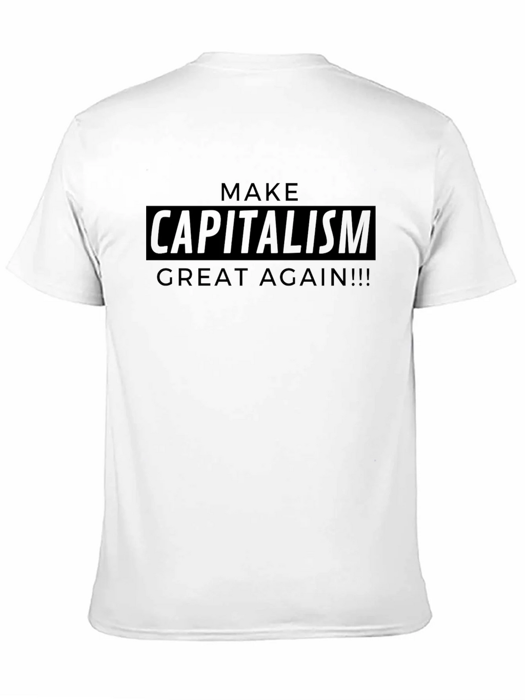 Make Capitalism Great Again Black T-Shirt product image 10