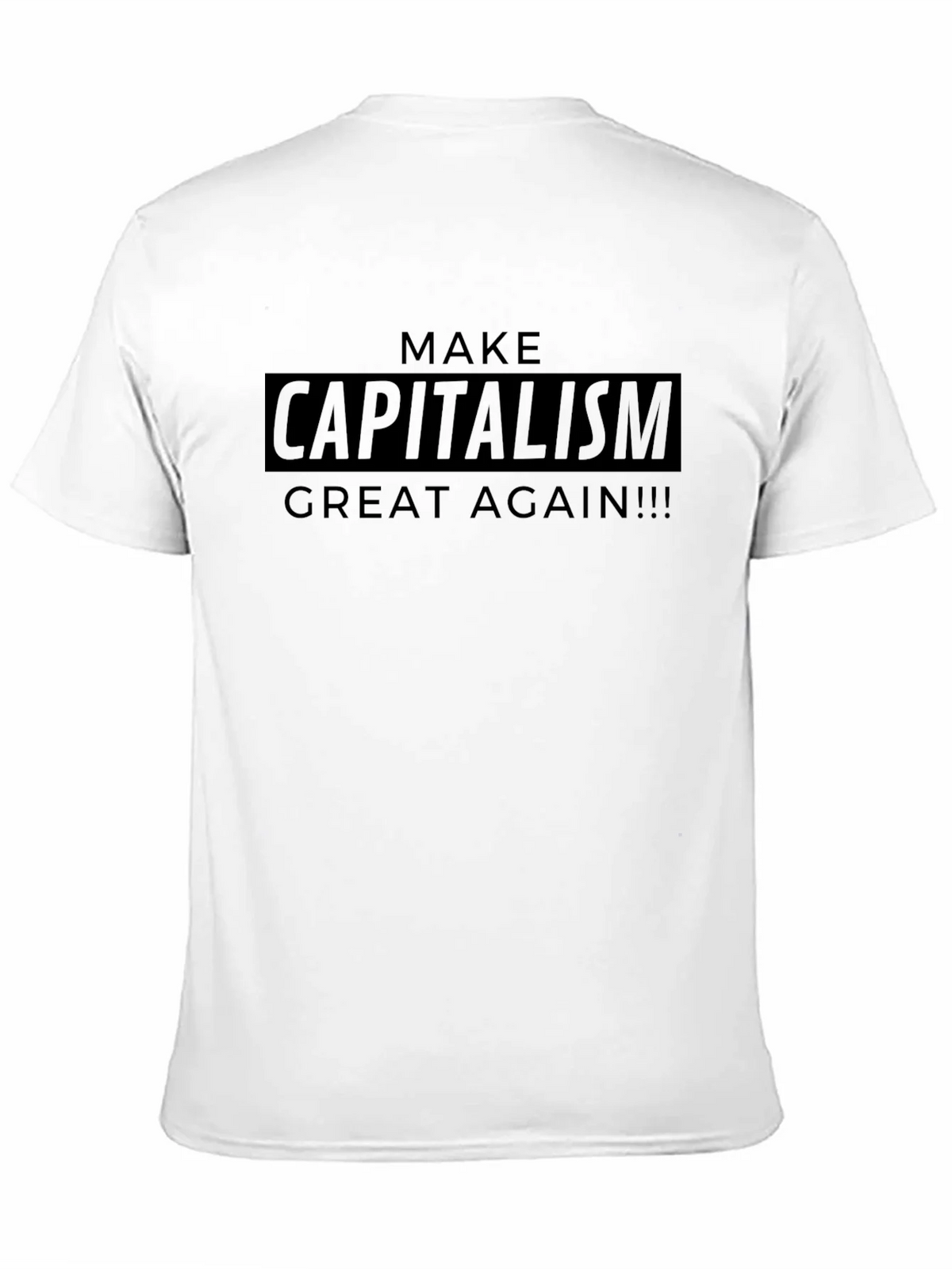 Make Capitalism Great Again Black T-Shirt product image 10
