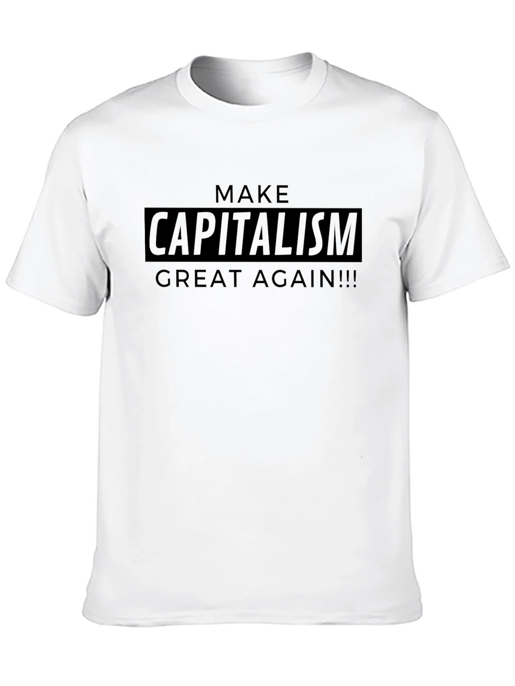 Make Capitalism Great Again Black T-Shirt product image 9