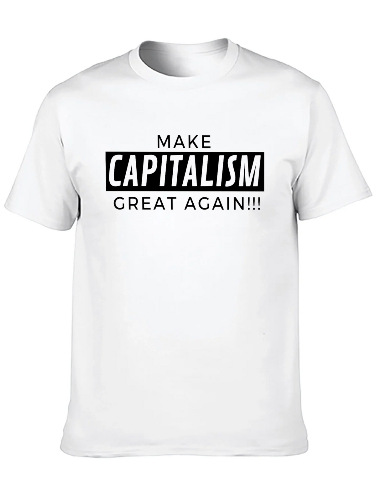 Make Capitalism Great Again Black T-Shirt product image 9