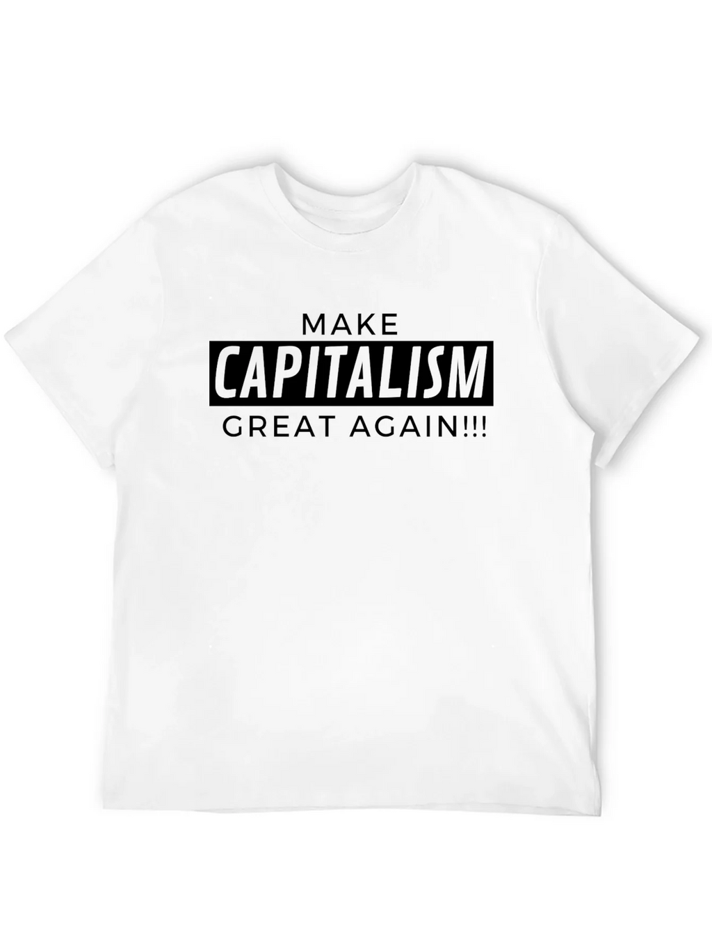 Make Capitalism Great Again Black T-Shirt product image 11