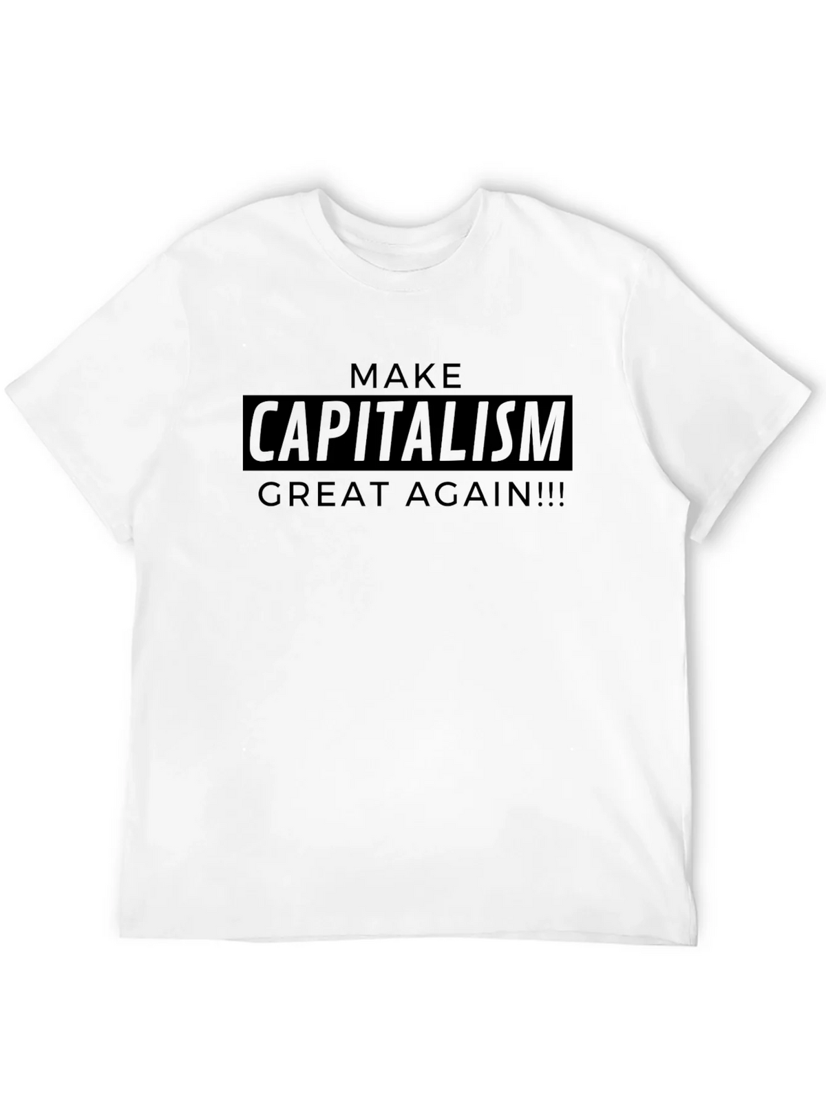 Make Capitalism Great Again Black T-Shirt product image 11