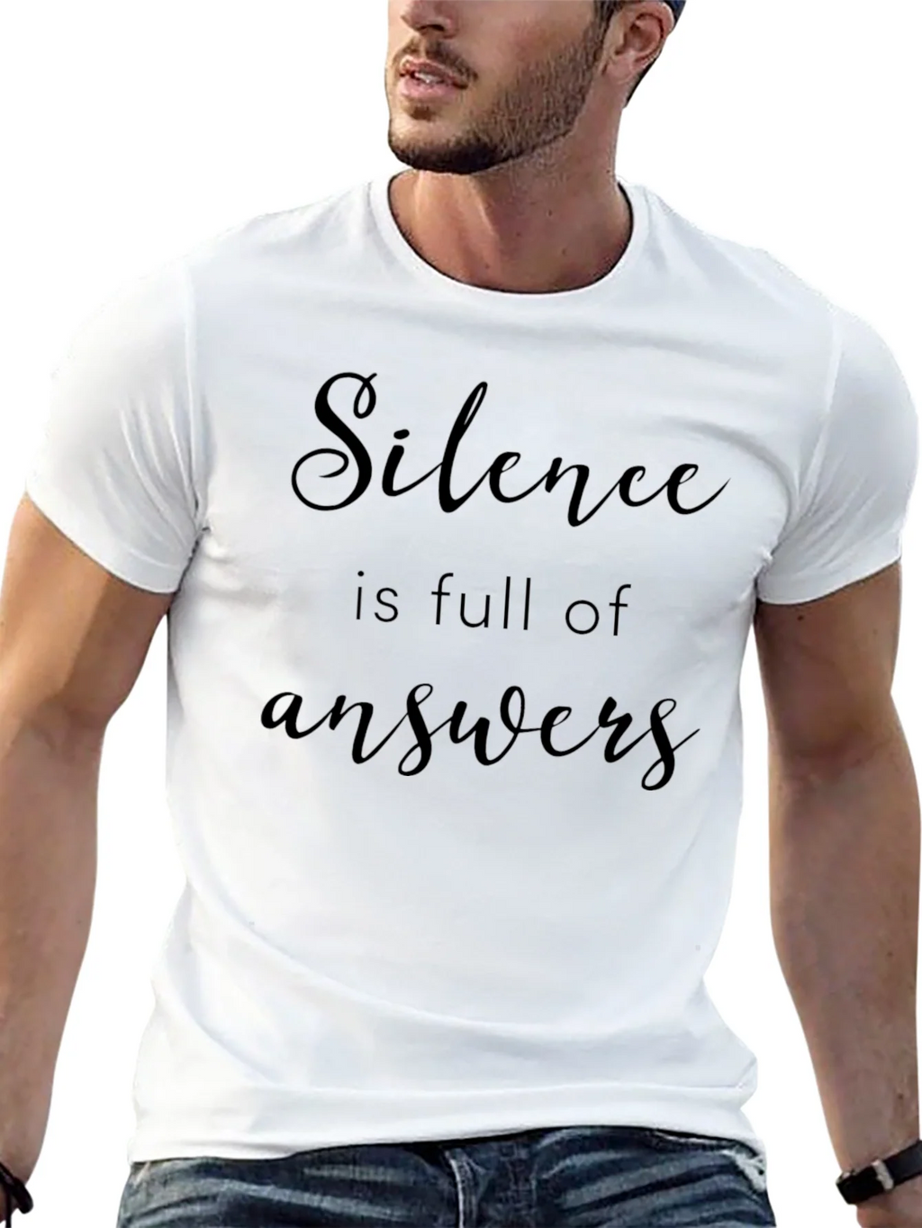 Silence is Full of Answers - Graphic Tee product image 12