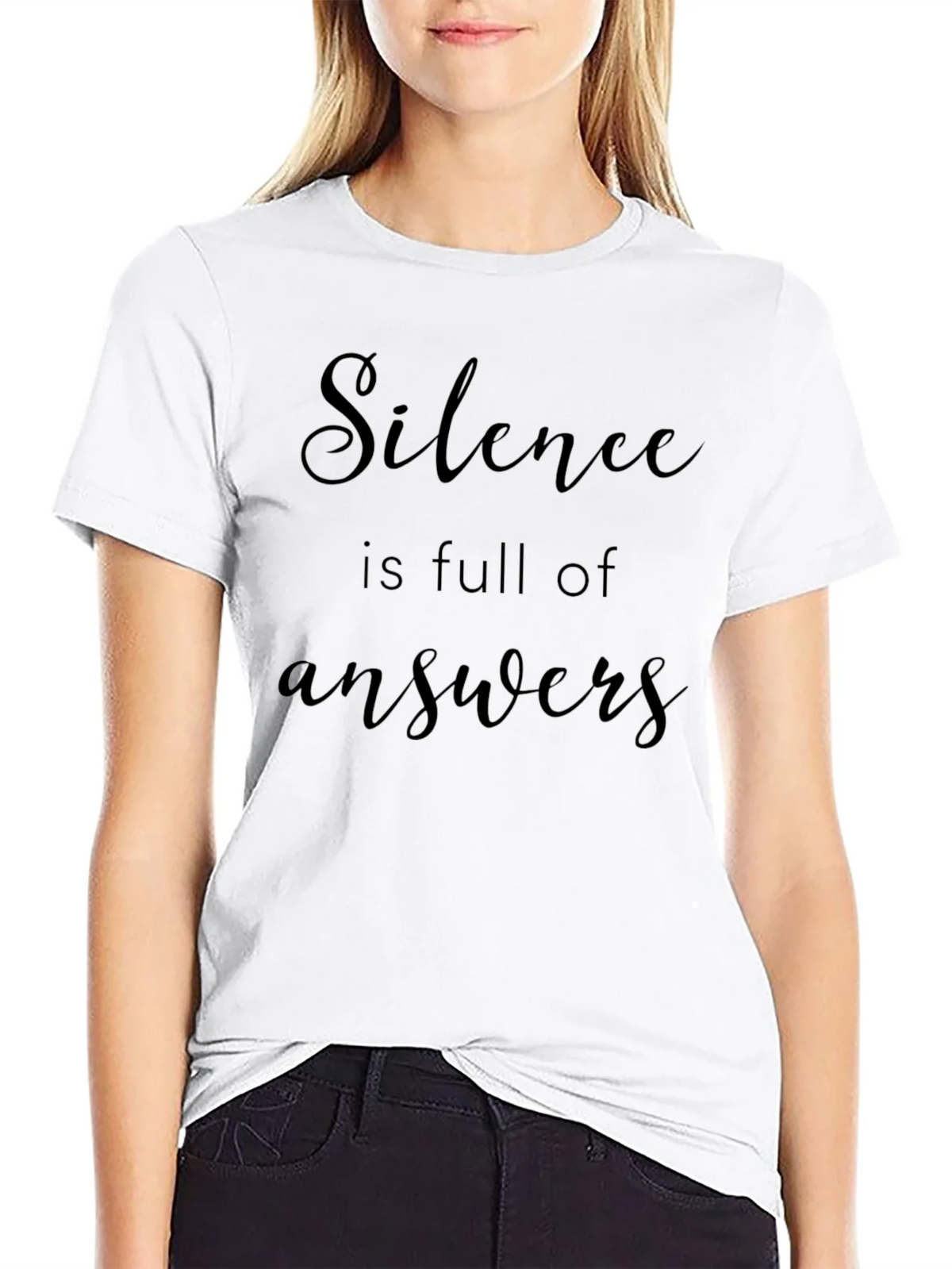 Silence is Full of Answers - Graphic Tee product image 8