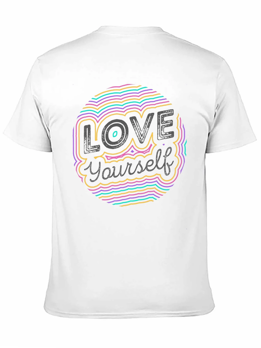 Love Yourself Graphic Tee - Stylish Crew Neck Black T-Shirt product image 10