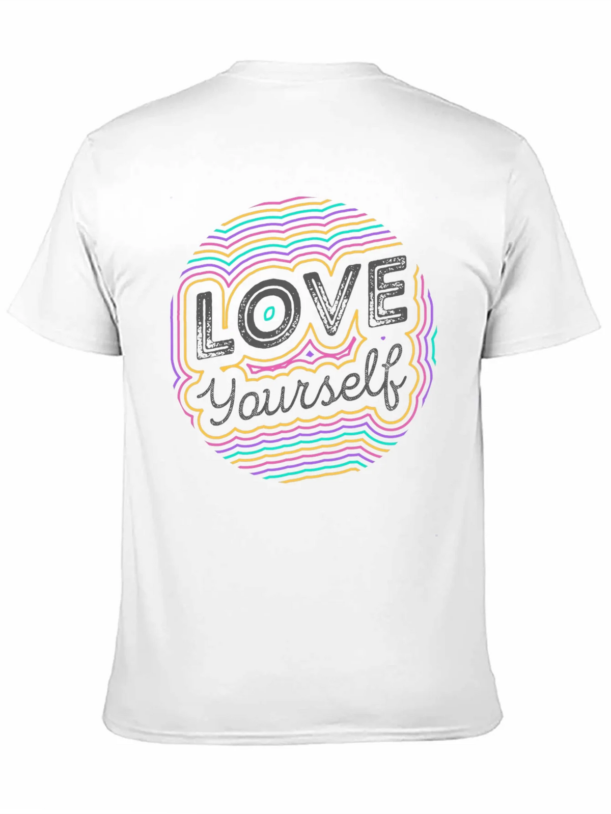 Love Yourself Graphic Tee - Stylish Crew Neck Black T-Shirt product image 10