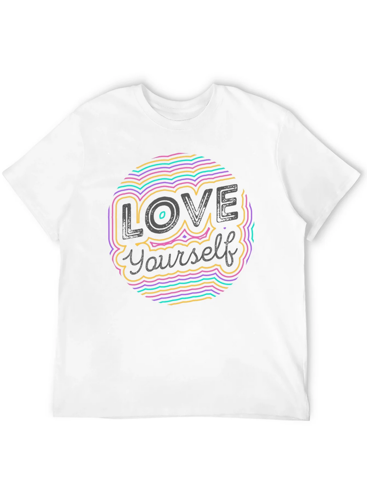 Love Yourself Graphic Tee - Stylish Crew Neck Black T-Shirt product image 11