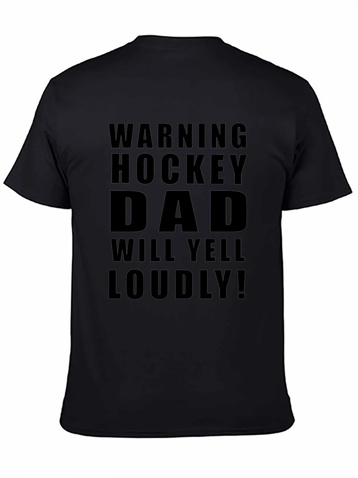 Hockey Dad Warning T-Shirt - Loud Supporter Apparel product image 4