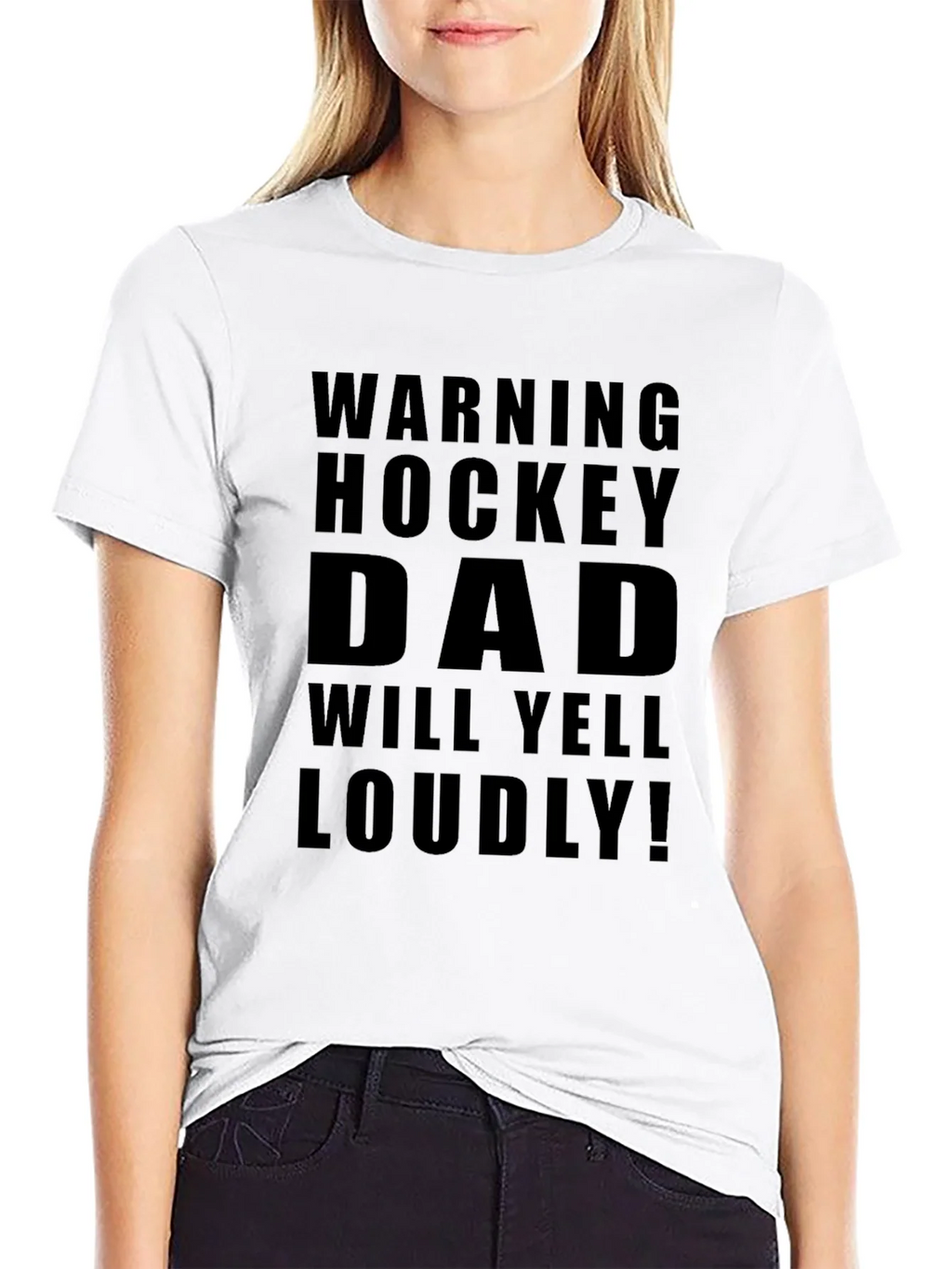 Hockey Dad Warning T-Shirt - Loud Supporter Apparel product image 8