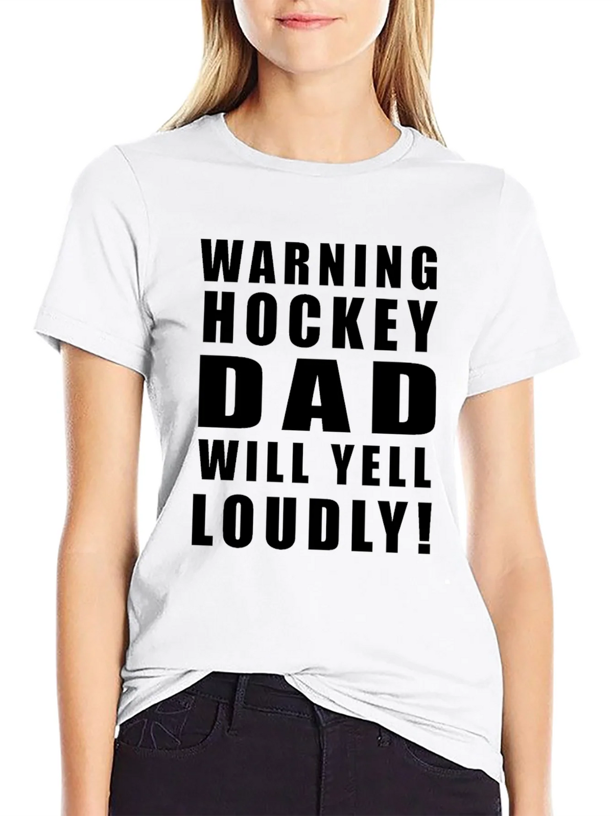 Hockey Dad Warning T-Shirt - Loud Supporter Apparel product image 8