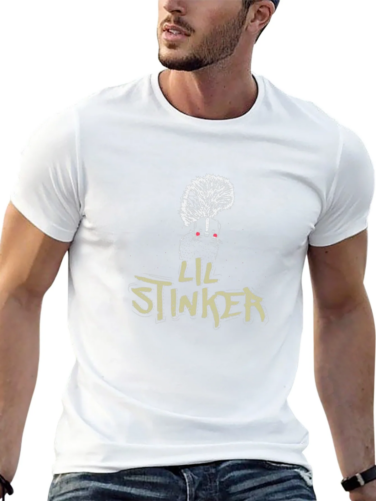 Lil Stinker Skunk Graphic Tee - Black product image 12