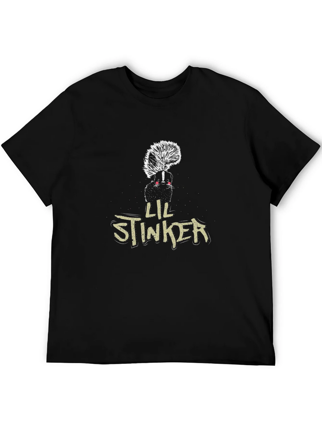 Lil Stinker Skunk Graphic Tee - Black product image 5