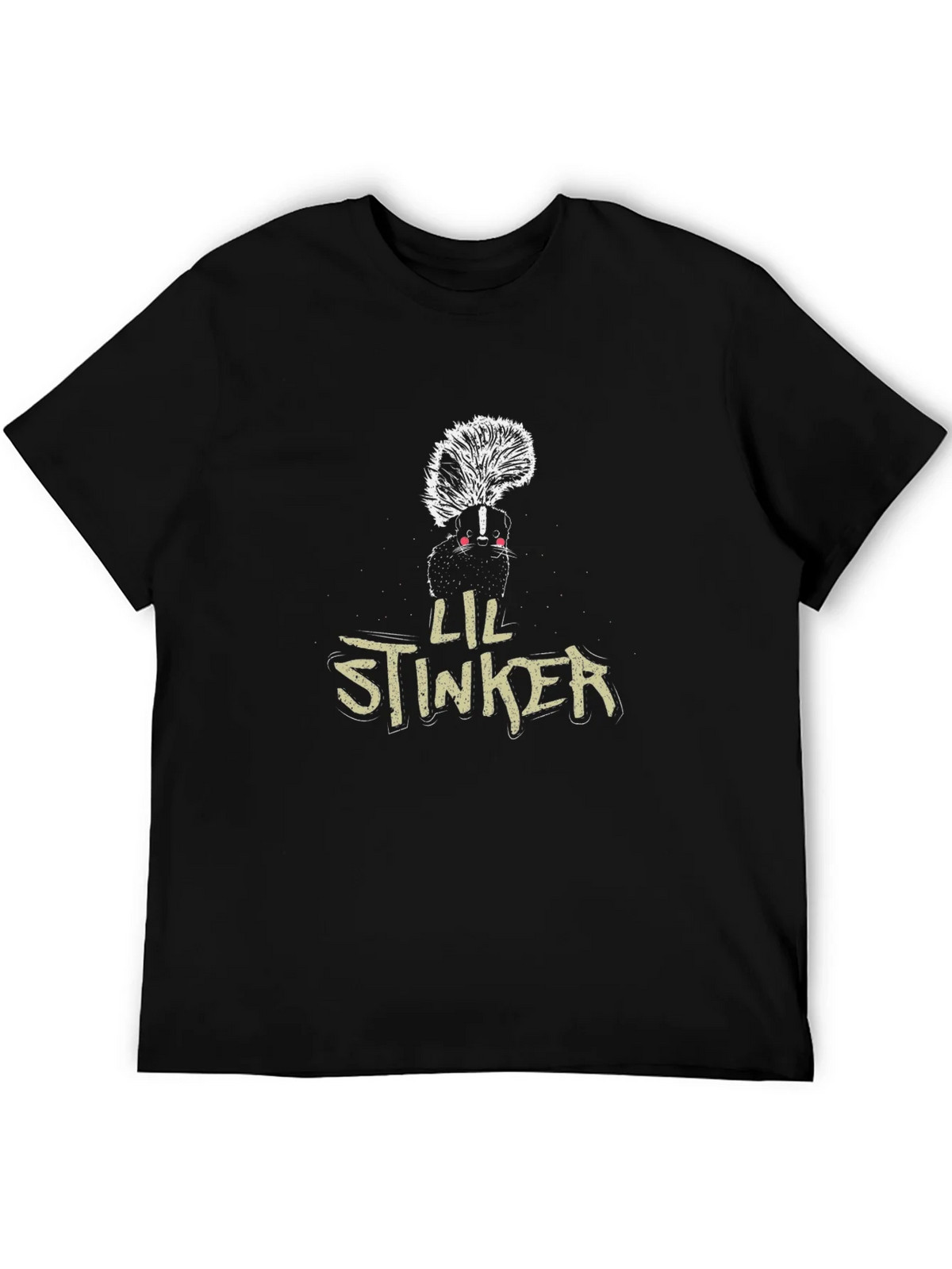 Lil Stinker Skunk Graphic Tee - Black product image 5