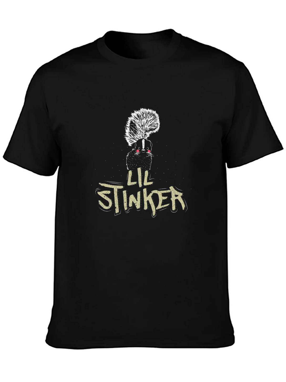 Lil Stinker Skunk Graphic Tee - Black product image 3